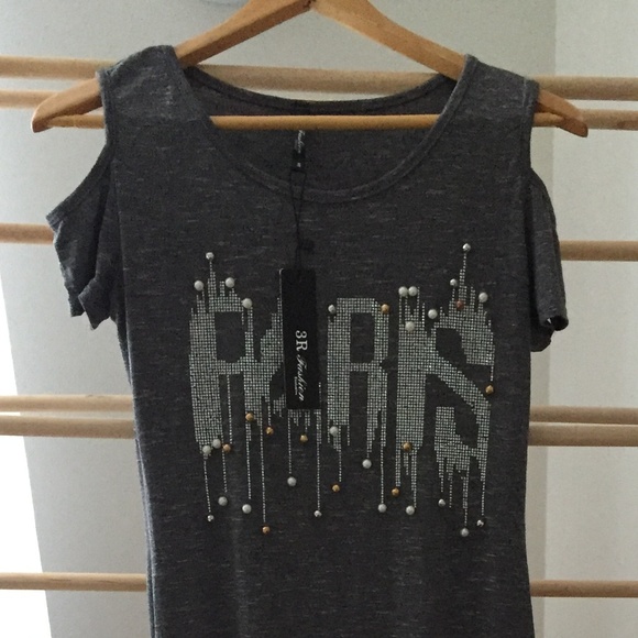 *NEW Maxi dress with cut off shoulders - Picture 3 of 3